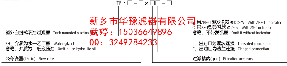 TF系列自封式吸油過濾器